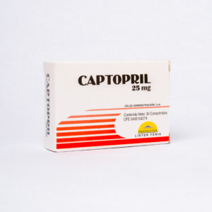 Captopril (tabletas 25 mg y 50 mg)
