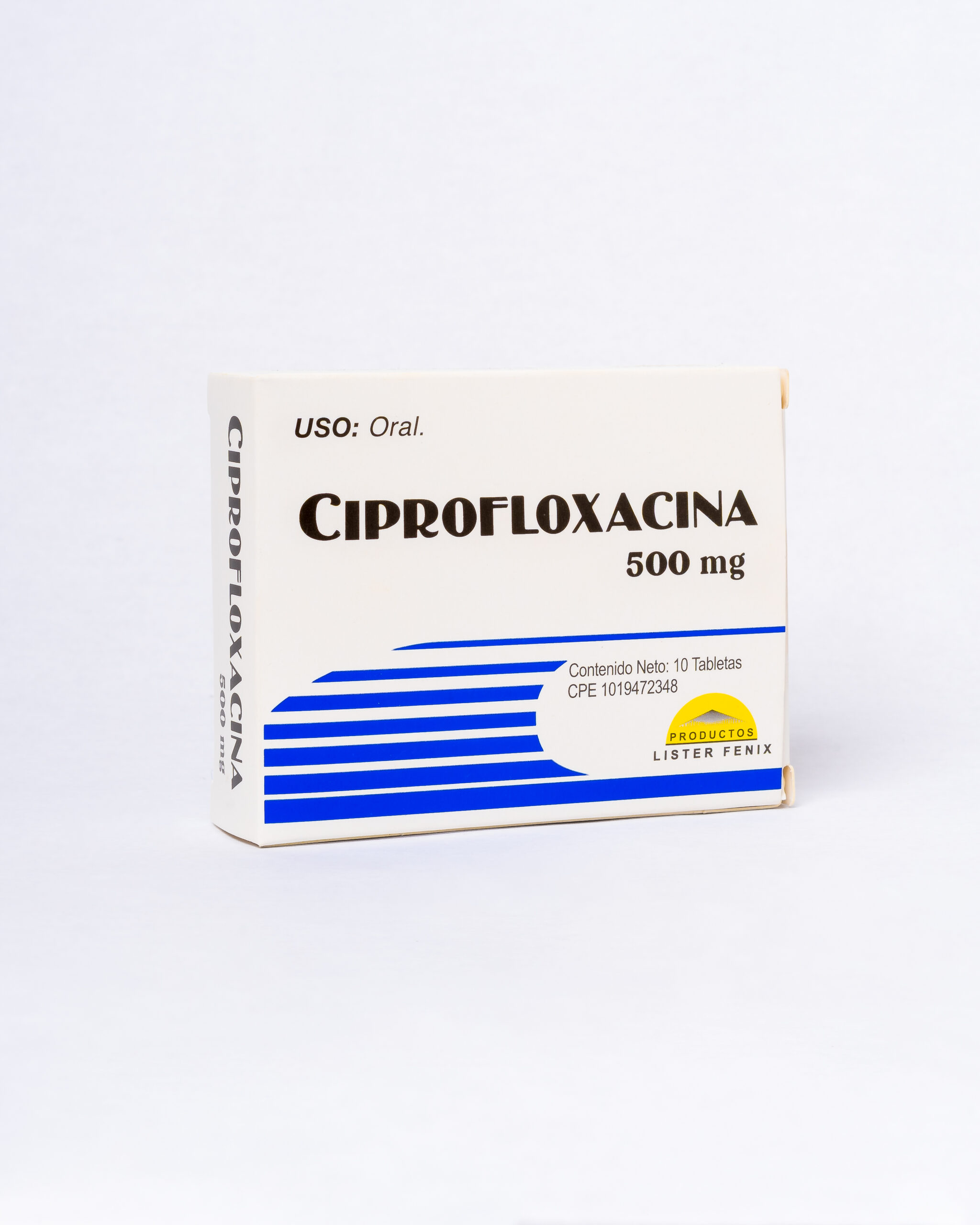 Ciprofloxacina (Tabletas 500 mg)