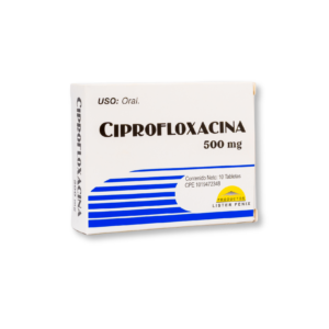 ciprofloxacina (tabletas 500mg)